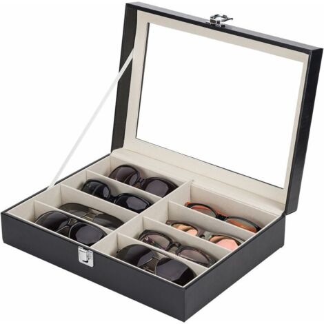 Porte-lunettes De Soleil - Support De Rangement Blanc En ABS - Neuf