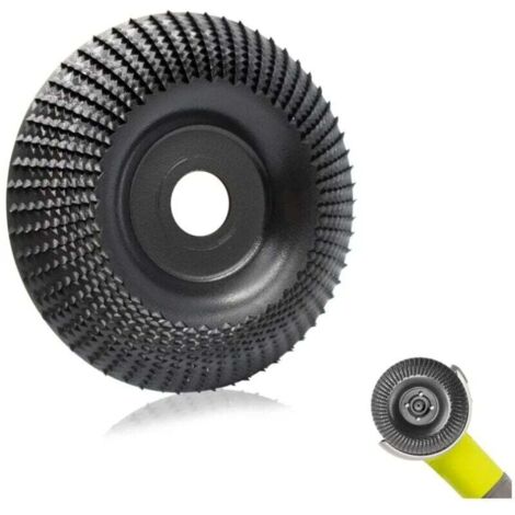 Disque à lamelles pour meuleuse 125 mm – Carbure de tungstène pour meulage grossier bois – Alésage 22,2 mm – Vitesse 14 000 tours/min (1/5)