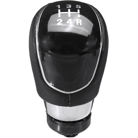 5 vitesse Pommeau de levier de vitesse Pour Ford Focus MK2 MK3 - MAX S B-Max Mondeo MK4 F Black 5 Speed (1/2)