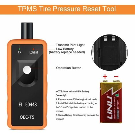 Outil D'apprentissage TPMS - Réinitialisation Et Activation Des Capteurs De Pression Des Pneus (modèles 2017)