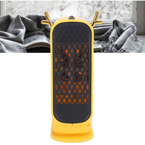 Chauffage électrique Portable, chauffage rapide, silencieux et sûr, Compact, pour bureau, prise ue jaune, 220V