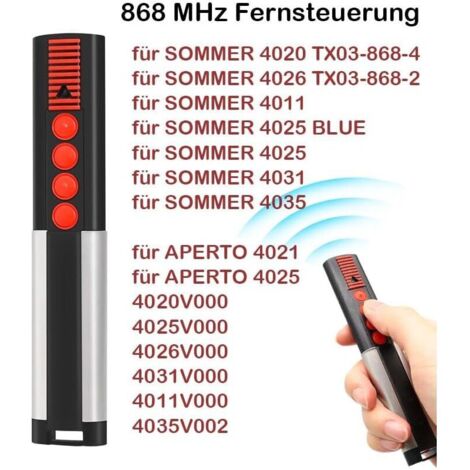 Telecommande Portail, 868,8MHz Telecommande Universelle Porte de Garage, 2 pièces Télécommande Telecommande Portail, 868,8MHz Telecommande Universelle Porte de Garage, 2 pièces Télécommande
