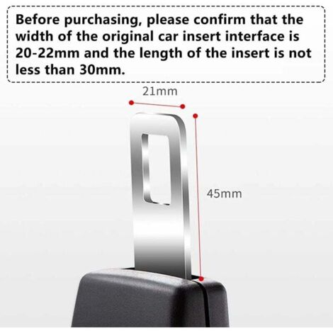 Pince De Ceinture De Sécurité - Support D'insert De Ceinture De Sécurité Pour