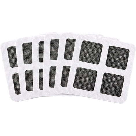24pcs Ruban Adhesif Reparation Moustiquaire, Patch Repare Moustiquaire Réparation de Fenêtre Kit de Moustiquaire Adhesive Reparation (paquet de 6 pièces) (1/5)