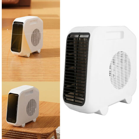 Chauffage électrique d'intérieur Portable, réglable, 50Hz, Plug and Play, pour salle de bain, bureau, chambre de bébé (1/5)