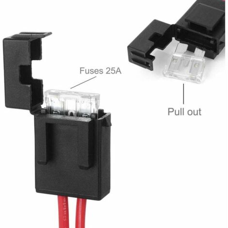2 PCS Batterie Connecteur 600V 100A Batterie Connexion Rapide Prise De Connecteur, Câble De Batterie 30CM Câbles D'onduleur De Batterie 10AWG Avec Cosses à Anneau Fil De Cuivre Pour Camion,Auto,Moto