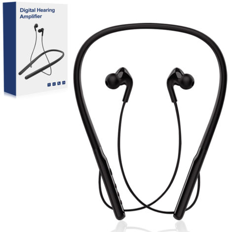 Trimec – Écouteurs Bluetooth 5.3 sans fil – Réduction de bruit ENC – Autonomie 22h – Confort tour de cou silicone – Adapté aux malentendants (1/5)