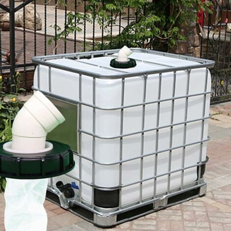 Cuve IBC, Palette PE, 1000 Litres, Ouverture DN 150, Sortie DN 50