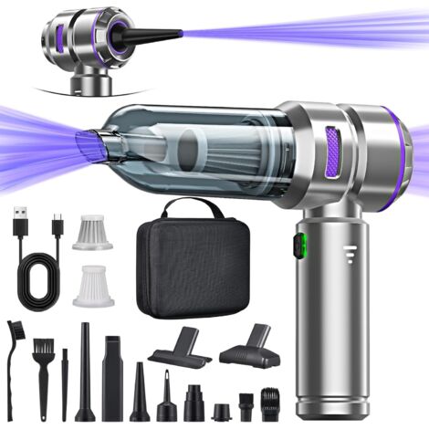 Aspirateur à Main Sans Fil 4 En 1 - 22000 Pa - Moteur Sans Balais - Pour Voiture, Maison, Canapé