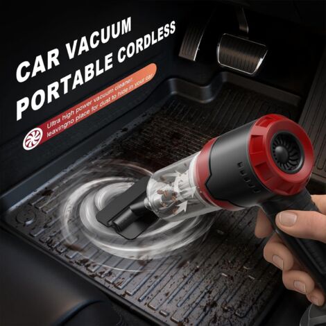 Aspirateur à Main, 28000PA Aspirateur de Voiture Puissant Portable, 2er