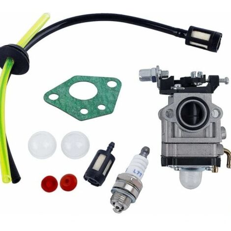Carburateur Débroussailleuse 52cc 49cc 43cc Carbu Kit Carbu avec Joint Tuyau, Bougie et Filtre à Essence (1/5)