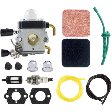 Kit de carburateur de Tondeuse à Gazon pour C1Q-S66 C1Q-S186 Stihl FS75 FS80R FS85R Comprend Un Ensemble Complet d'accessoires de carburateur (1/5)