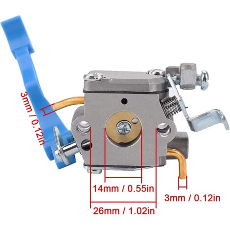 KIT CARBURATEUR POUR souffleur de feuilles 125BVX 125BX 125B livraison rapide in EUR 26,02