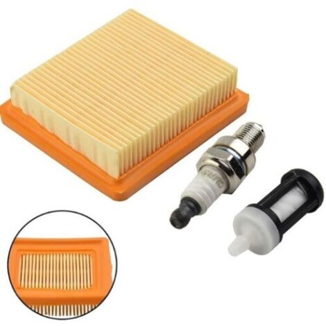 4180 141 0300 Filtre à air pour Stihl FS91 FS91R KM91R FS89 FS131 FS311 FC96 KM91R KM111R KM131 KM131R BT131 HT102 HT103 HT132 Élément de filtre à air pour débroussailleuse HT133 (1/5)