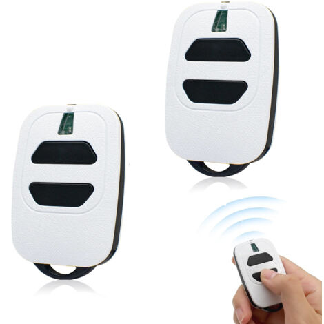 Lot de 2 télécommande portail, télécommande universelle pour porte de garage 433,92 MHz, compatible avec DEA GT2 GT4 MIO TR2 TR4 R2N (1/5)