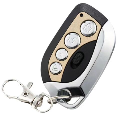 Duplicateur de Télécommande sans Fil,Télécommande Portail Copie,433.92MHz Clonage Électrique Clonage Universel Duplicateur Clé Fob pour Porte de Garage (Or) (1/5)