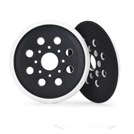2 Pièces 125mm Plateau de Ponçage pour Bosch  PEX 220 A ,PEX 220 AE, pour Skil 7402 Skil 7490, 8 Trous Auto-Agrippants, Disques de Ponçage pour Ponceuse Excentrique