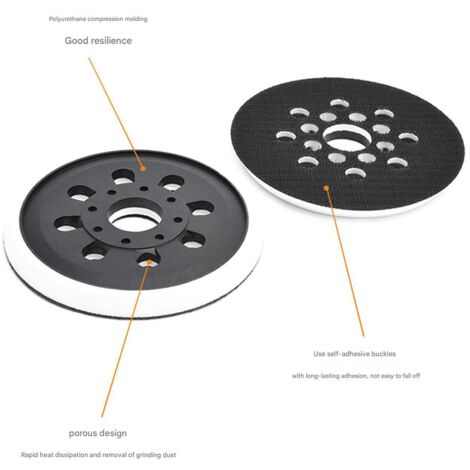 Dischi Abrasivi Per Levigatrici Orbitali Skil 7402/7490: Diametro 125 Mm, 2 Pezzi, Compatibili Con PEX 125 AE, GEX18V-5N, Per Legno E Metallo