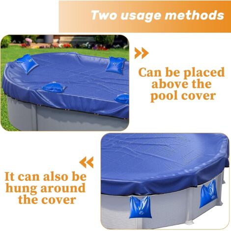 12 Pièces Sacs De Poids Pour Bache Piscine,Sacs à Eau De Piscinesac De Suspension Pour Couverture De Piscineaccessoires Pour Couverture De Piscine 87685871