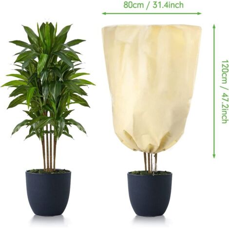 Protection Hivernale Pour Jardinière 120x180cm - Housse Respirante Et Imperméable Pour Plantes Et Oliviers