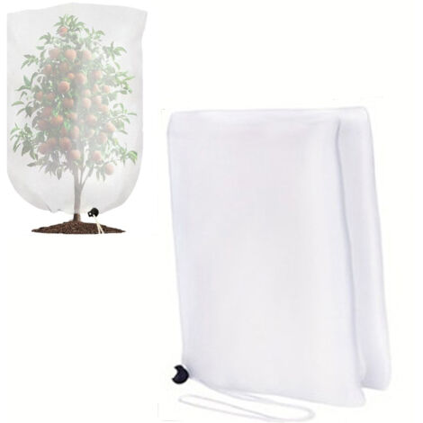 Grand Sac de Filet Arbre fruitier, Filet Anti Oiseaux réutilisable Filet Anti Insecte, Filet Anti Insecte Potager à Cordon,Protection Les Fruits(240cm x 240cm),Large Fruit Tree Netting Bags (1/5)