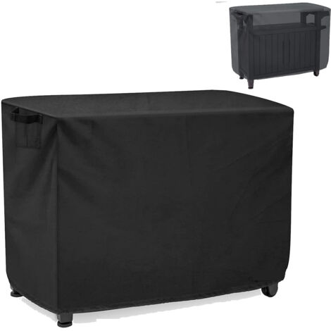 Nappe de table portable, imperméable et résistante à la poussière, housse de table d'extérieur avec tissu Oxford 420D et cordon de serrage réglable (84 x 61 x 81 cm) (1/5)