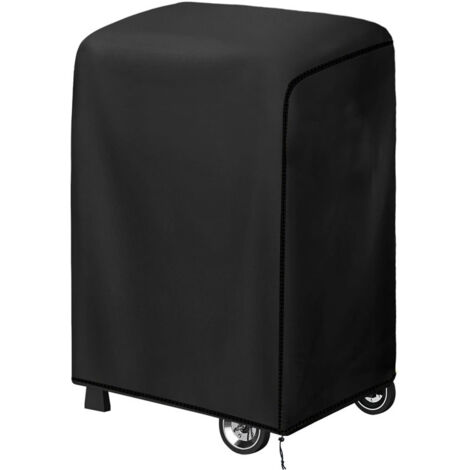 Grande housse de barbecue en tissu Oxford 210D imperméable et résistant aux intempéries, coupe-vent et anti-UV pour utilisation en extérieur (68 x 68 x 72 cm) (1/5)