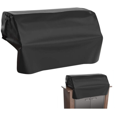 Housse de protection extérieure en tissu Oxford 210D pour protéger votre barbecue contre les éléments, gain de place et facile à nettoyer (94 x 69 x 61 cm) (1/4)
