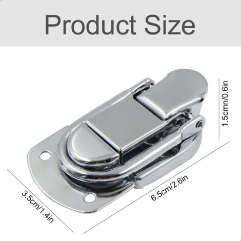 sourcingmap 40mm x 30mm Valise Coque poitrine boîte à bascule Loquet Catch Loquet Lot de 5