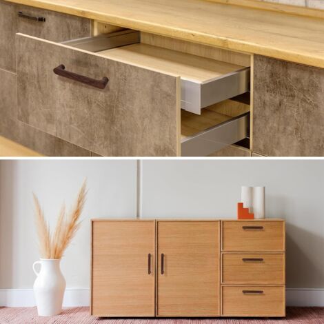 10 X Poignées De Meuble Thea Entraxe 96 Mm Aspect Inox Mat Non Brossé