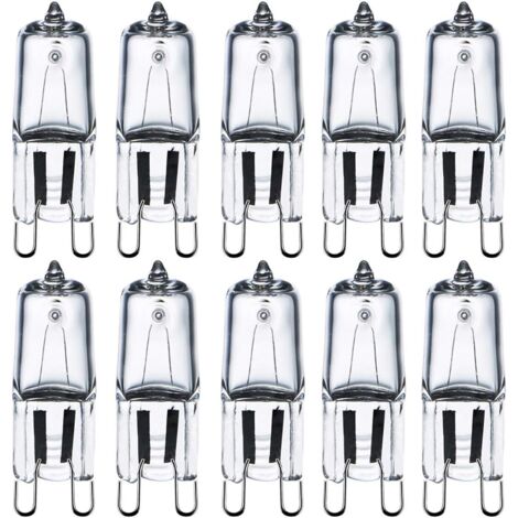 Ampoule G9 40W Dimmable Blanc Chaud, Halogène G9 Pour Four Tolérance de 300°C, G9 Ampoules Capsule Filament 420LM 230V Lot de 5 (1/5)