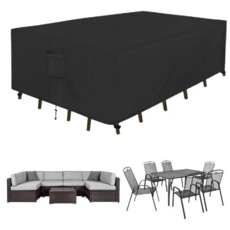 Housse Canapé Jardin 213x132x74 cm – Oxford 210D – avec Évent – pour Tables, Chaises (1/5)
