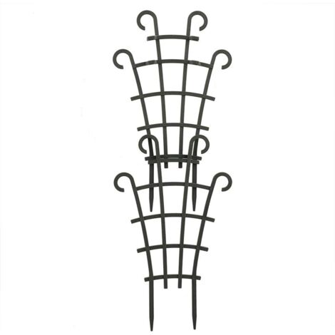 ZOLGINAH Lot de 12 treillis pour plantes grimpantes - Mini support pour plantes en pot superposées - Pour plantes grimpantes - Pour plantes grimpantes - Pour plantes grimpantes (1/5)