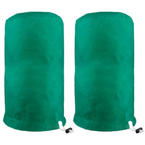 Zolginah – Housse d'hivernage pour plantes – Lot de 2 – 140 x 200 cm – Tissu non tissé épais – Protection contre gel et neige
