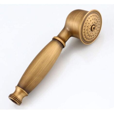 ZOLGINAH Tête de Douche, Ensemble de Douche, Douche de téléphonie rétro en Laiton, utilisée dans la Salle de Bain et la Salle de Douche-cuivre (Color : Copper Shower Head) (1/5)