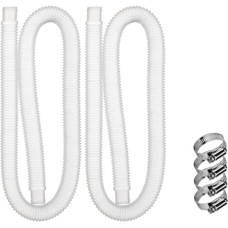 ZOLGINAH Tuyau de piscine hors sol, 3.2cm/1.25in de diamètre, 1.5m/59in de long pour filtre de piscine Intex 330 GPH, 530 GPH et 1000 GPH (1/5)