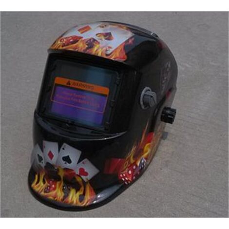 ZOLGINAH Casque de Soudure Automatique - Masque de Soudure avec 2 Lentilles et 2 Capteurs de filtre à ombre réglables DIN9-13 pour le soudage à l'arc de MIG TIG MAG [Classe énergétique A+++] (1/5)