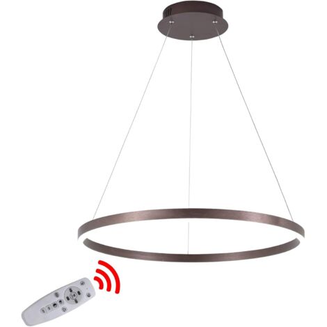 ZOLGINAH Baida LED moderne Pendant Light, 3000K-6000K Dimmable LED Lustre, suspension à lumière avec télécommande, hauteur réglable, 72 Watt 【Classe énergétique A ++】 (1/5)