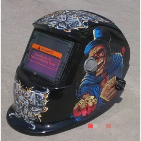 ZOLGINAH Casque de Soudure Automatique - Masque de Soudure avec 2 Lentilles et 2 Capteurs de filtre à ombre réglables DIN9-13 pour le soudage à l'arc de MIG TIG MAG [Classe énergétique A+++] (1/5)