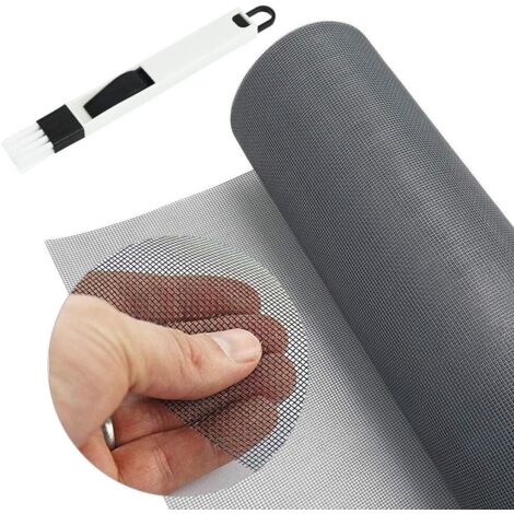 ZOLGINAH 1.6x5m Moustiquaire Sur mesure en Fibre de Verre Ignifuge Grand Store Toile Filet Voile Film Moustiquaire Plissée Adaptable Rigide Anti Moustique Mouche Insecte pour Porte Fenêtre Baie Vitrée (1/5)