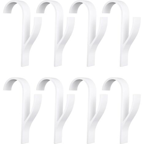 ZOLGINAH Lot de 8 crochets pour sèche-serviettes chauffants pour salle de bain, cuisine, toilettes (1/5)