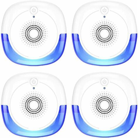 ZOLGINAH Répulsif Ultrasons Insectes Haute Puissance 4 Pcs Anti Rongeurs Electrique Appareil Ultrason Anti Antiparasitaire Répulsif Moustique Cafards Mouches Souris (1/5)