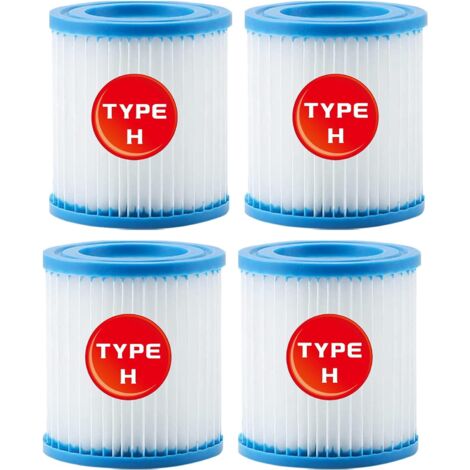 for Intex Piscine Cartouche de Filtre Type H 29007 pour Filtre Pompes 28601, 28602 (4 PCS) (1/5)