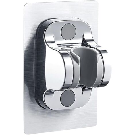 ZOLGINAH Support pommeau de douche Angle Réglable 12cm Panneau Surdimensionné Adhésif Fort (1/5)
