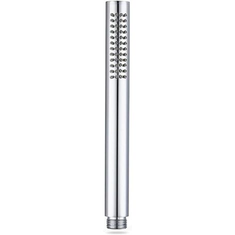 ZOLGINAH Pommeau de douche Douchette à main en laiton Pommeau Douche Anti Calcaire haute pression style L argenté, finition chromée (1/5)