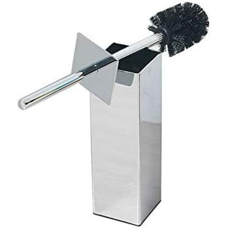 ZOLGINAH Support en acier inoxydable 304 pour brosse de toilettes - Pour salle de bain et hôtel (chromé) (1/5)