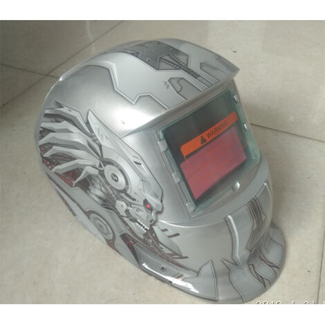 ZOLGINAH Casque de Soudure Automatique - Masque de Soudure avec 2 Lentilles et 2 Capteurs de filtre à ombre réglables DIN9-13 pour le soudage à l'arc de MIG TIG MAG [Classe énergétique A+++] (1/5)