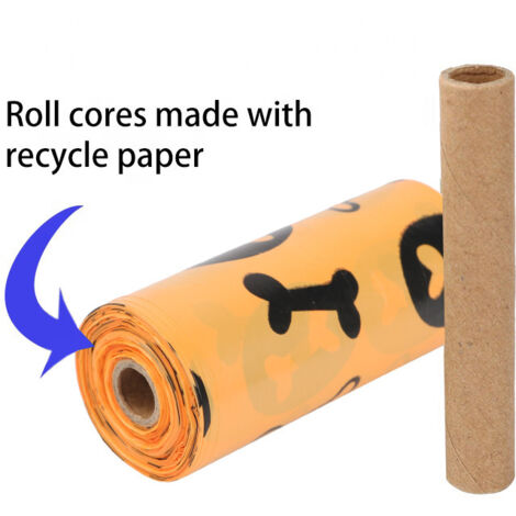 ZOLGINAH Sacs Chien Sacs A Déjections Canines, Lot de 21 rouleaux Chien à pour Chiens Recharge Biodégradables Sacs de merde, Extra Épais Étanches pour le Caca de Chien (1/5)