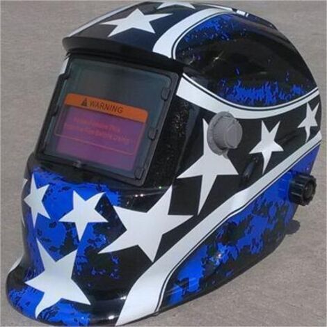 ZOLGINAH Casque de Soudure Automatique - Masque de Soudure avec 2 Lentilles et 2 Capteurs de filtre à ombre réglables DIN9-13 pour le soudage à l'arc de MIG TIG MAG [Classe énergétique A+++] (1/5)
