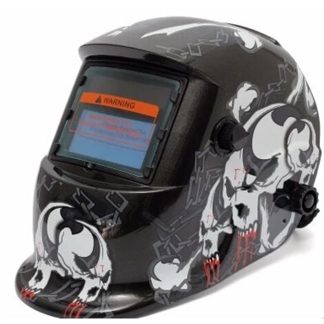ZOLGINAH Casque de Soudure Automatique - Masque de Soudure avec 2 Lentilles et 2 Capteurs de filtre à ombre réglables DIN9-13 pour le soudage à l'arc de MIG TIG MAG [Classe énergétique A+++] (1/5)